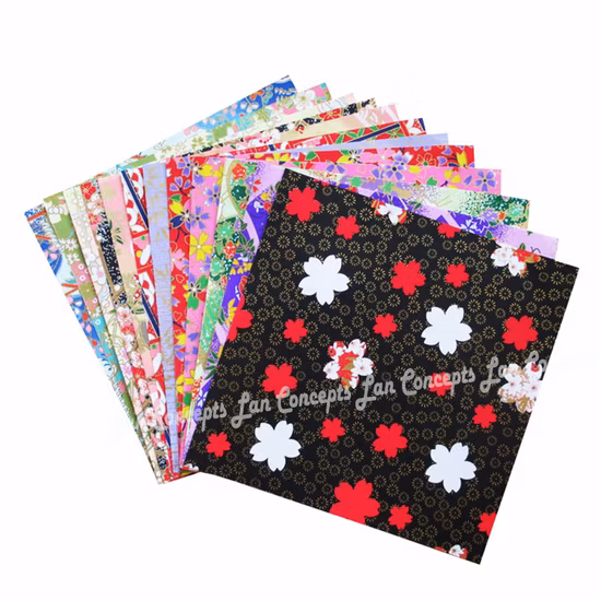 14X14cm Origami Washi Paper Gift Crafts Scrapbook Yuzen Paper