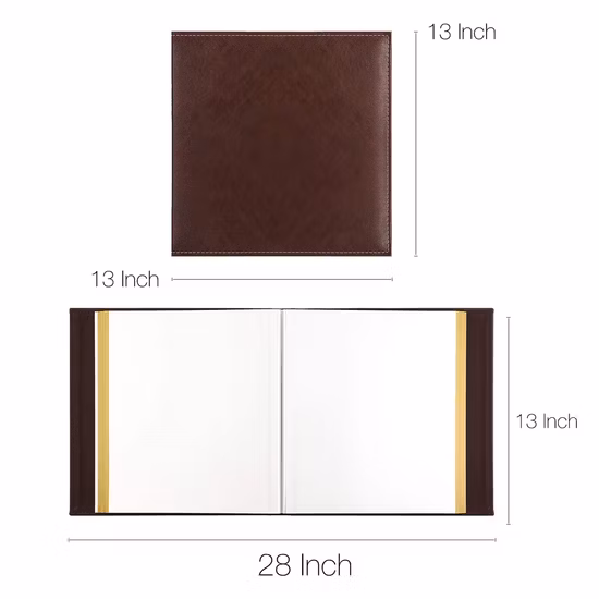 Wedding Memorial Book Baby Picture Frame Family PU Leather Photo Album