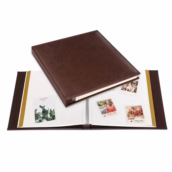 Wedding Memorial Book Baby Picture Frame Family PU Leather Photo Album