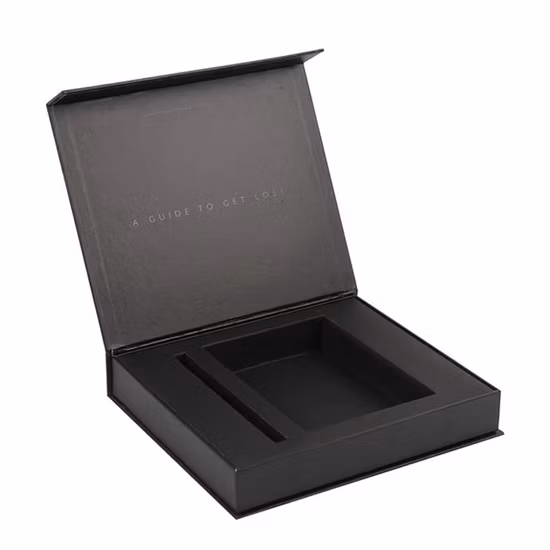 Photo Presentation Packaging Magnetic Closure Clamshell Gift Paper Box