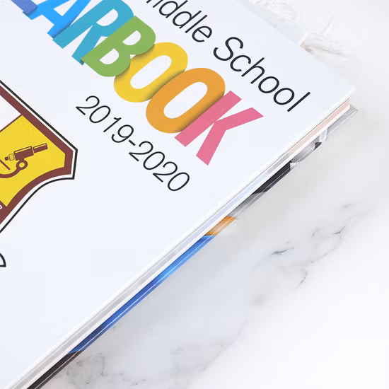 Print Custom Hardcover Case Bound Baby Shower White Guest Book First 5 Years Growth Journal Baby Memory Books