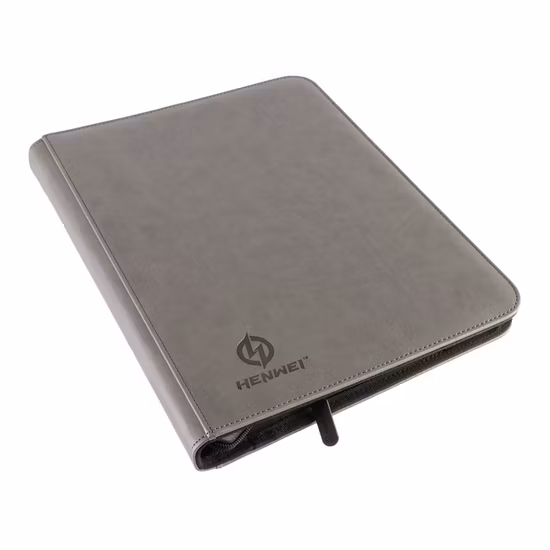Fashion Henwei 20PCS/Pack or Custom Side Load Leather Card Binder Pricelist